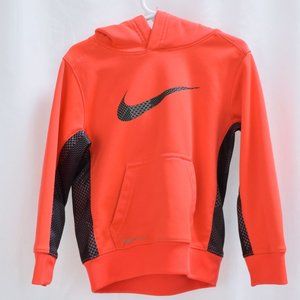 Nike Boy's Size 4 Neon Bright Orange Sweatshirt Hoodie Top